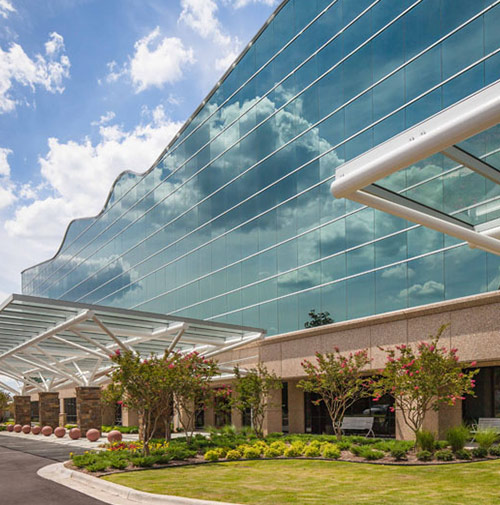 Glass Canopy Childrens Hospital